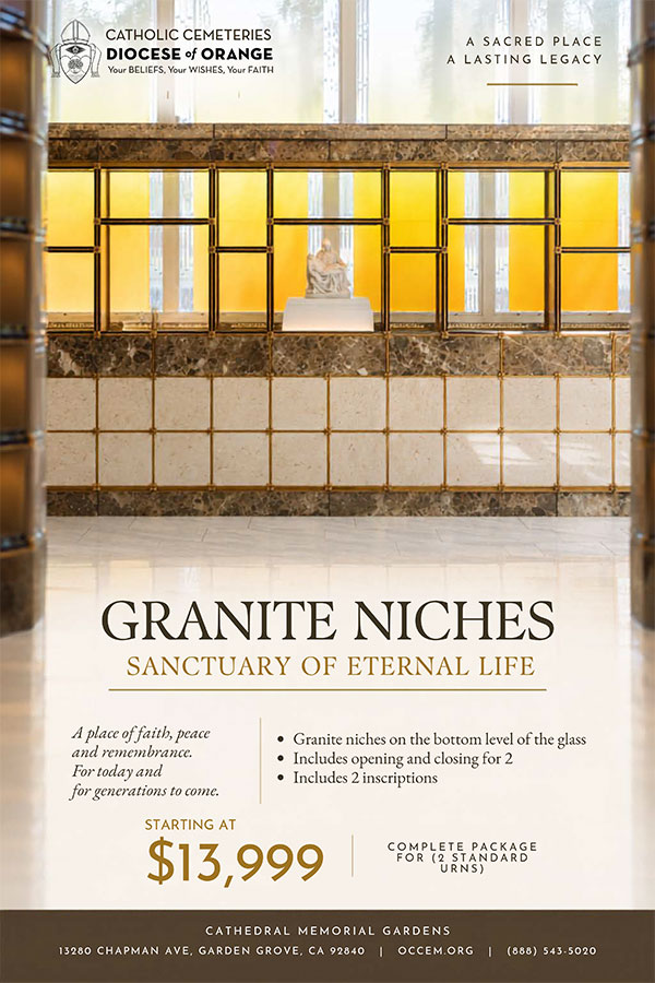 Granite Niches - Sanctuary of Eternal Life, Cathedral Memorial Gardens